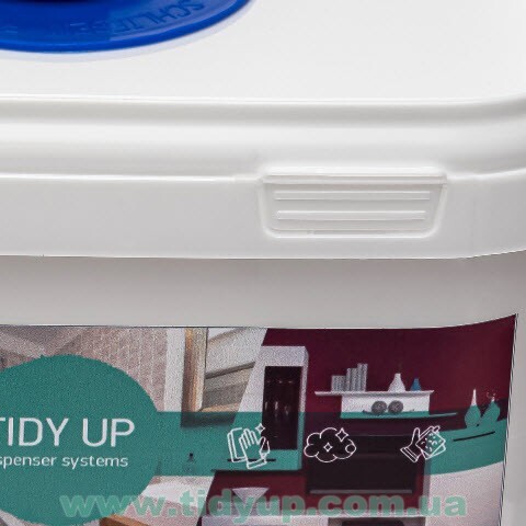 Серветки для прибирання Tidy up Set вологі універсальні (відро-дозатор + 3 пакета) 1600 серветок - Зображення 3