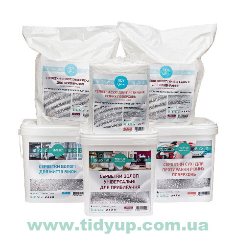 Серветки для прибирання Tidy up Dispenser systems 400 штук - Зображення 3
